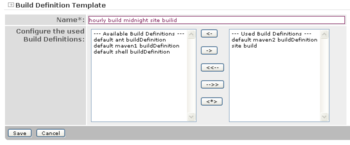 Build Definition Template Edit 