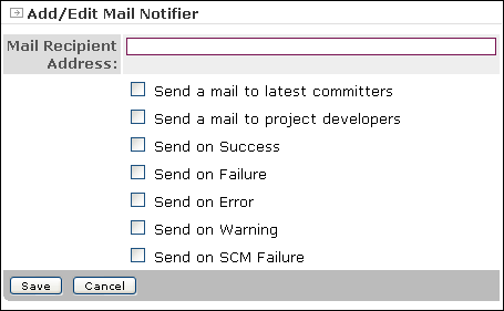 Add Email Notifier