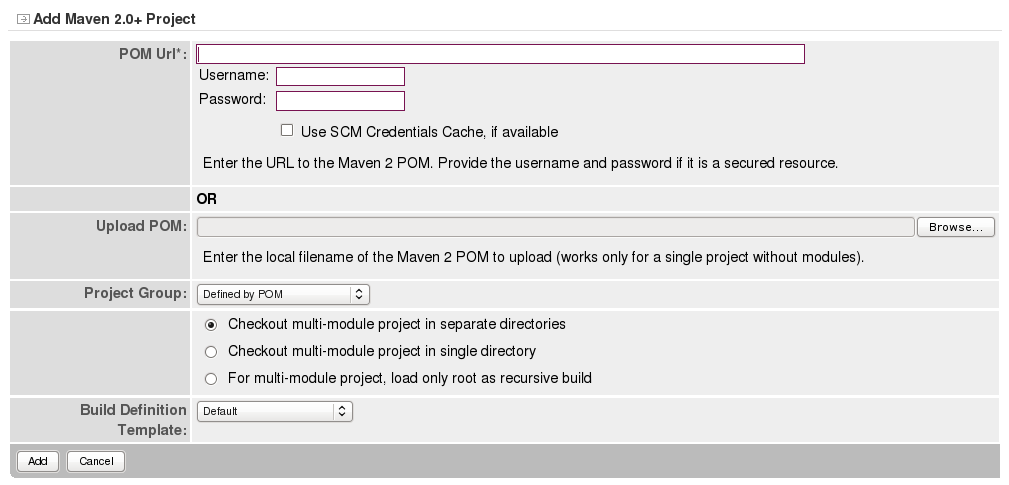 Apache - Add a Project